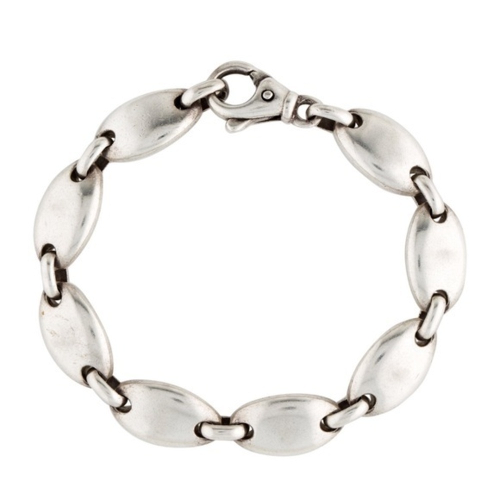 Authentic Vintage Tiffany & Co. Retired Sterling Silver 8 Pebble Oval Link Chain